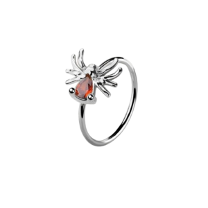 Piercing nasal en acier chirurgical Araignée