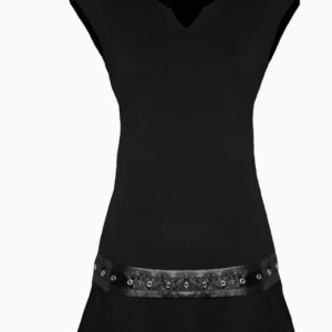 robe courte cloutée